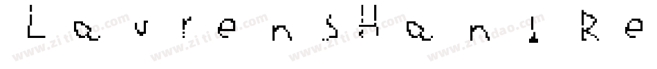 LaurensHand Regular字体转换